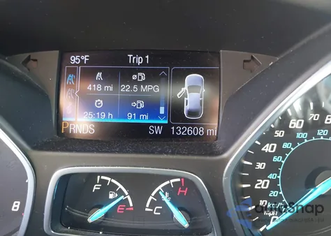 2013 Ford Escape Titanium из США, поврежденный, VIN 1FMCU0J9XDUC16155